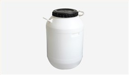50L塑料包装桶圆形（白色）