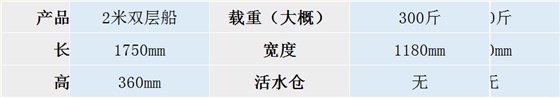 JSL-2米双层船老款