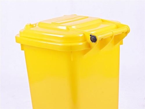 50L-塑料垃圾桶-黄色