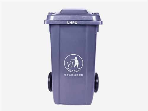 100L-塑料垃圾桶-黑色