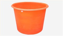 500L-橘色-塑料圆桶