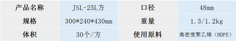 25L塑料包装桶圆形