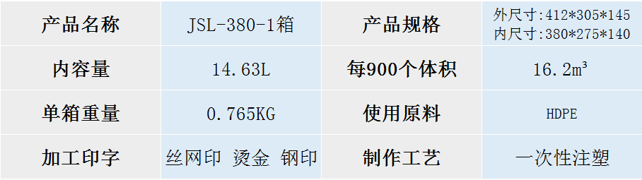 JSL-380-1箱