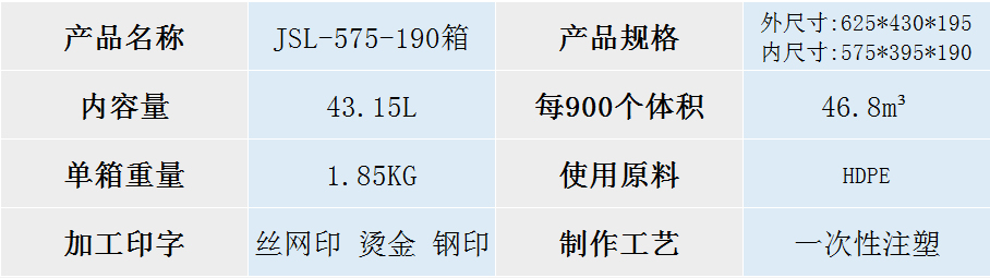 JSL-575-190箱